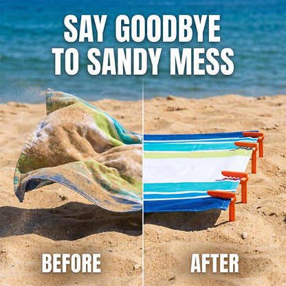 Pinces pour serviettes de plage anti-vent – Pour sable et herbe