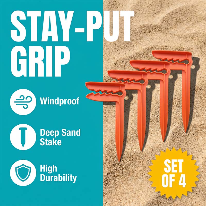 Pinces pour serviettes de plage anti-vent – Pour sable et herbe