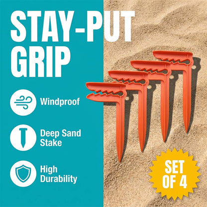Pinces pour serviettes de plage anti-vent – Pour sable et herbe