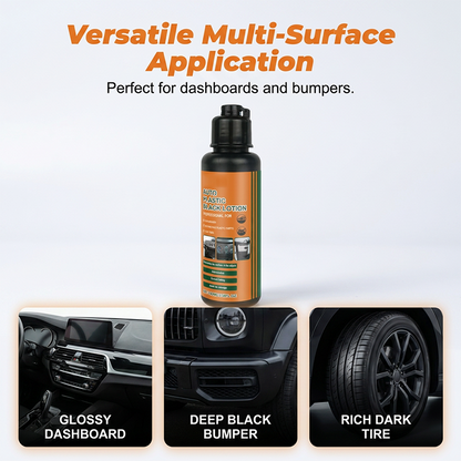 📢📢50 % de réduction !! 🚗✨Produit de polissage multifonctionnel noir pour les voitures en plastique🛡️