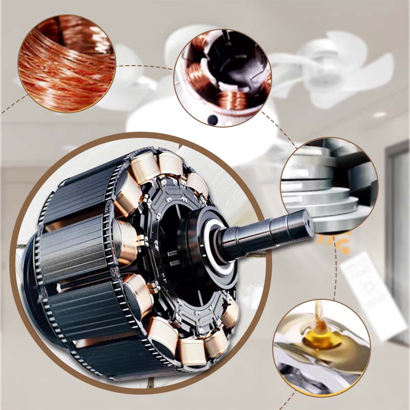 🌀 PROMO LIMITÉE 50% DE RÉDUCTION ! 💥 Ventilateur Plafond LED E27 – Silencieux, Télécommande, Pales Pliables ✨
