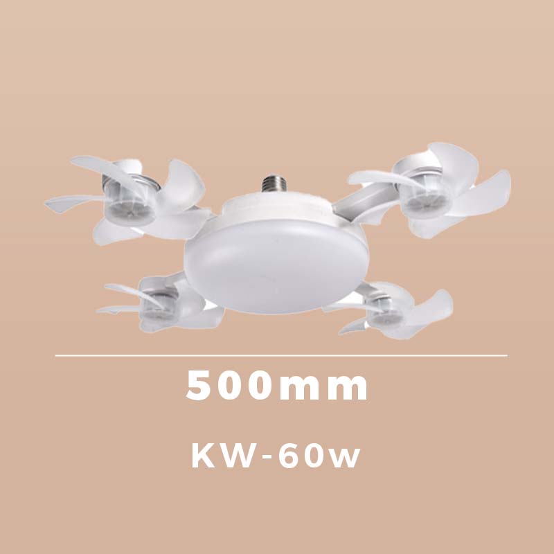 🌀 PROMO LIMITÉE 50% DE RÉDUCTION ! 💥 Ventilateur Plafond LED E27 – Silencieux, Télécommande, Pales Pliables ✨