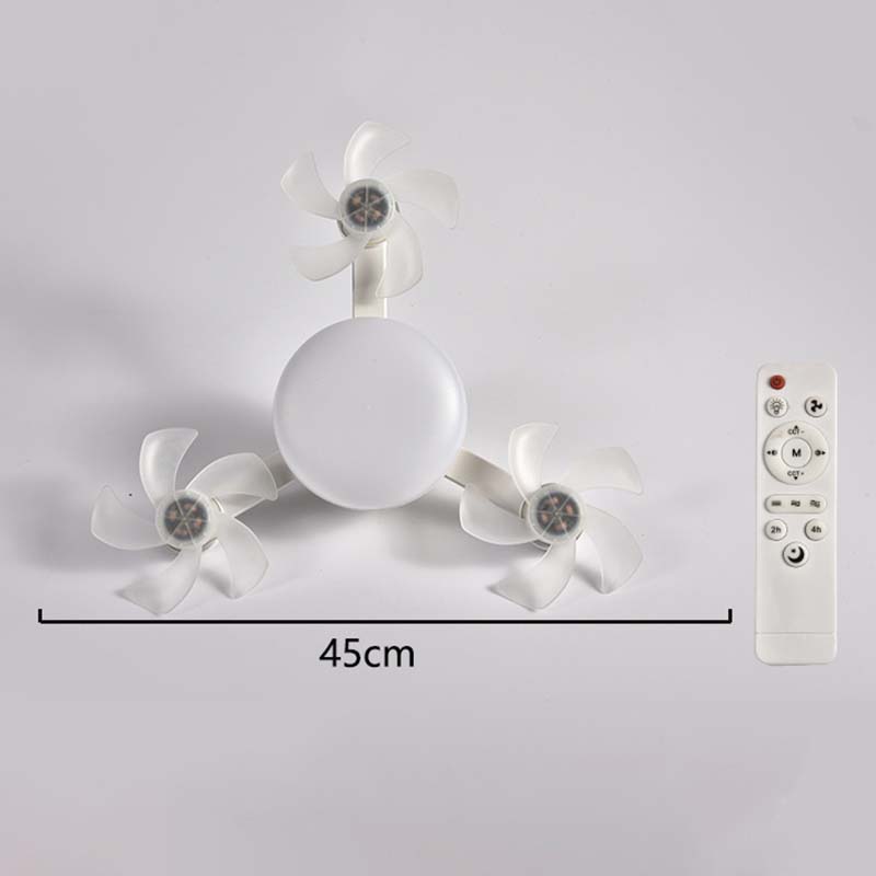 🌀 PROMO LIMITÉE 50% DE RÉDUCTION ! 💥 Ventilateur Plafond LED E27 – Silencieux, Télécommande, Pales Pliables ✨