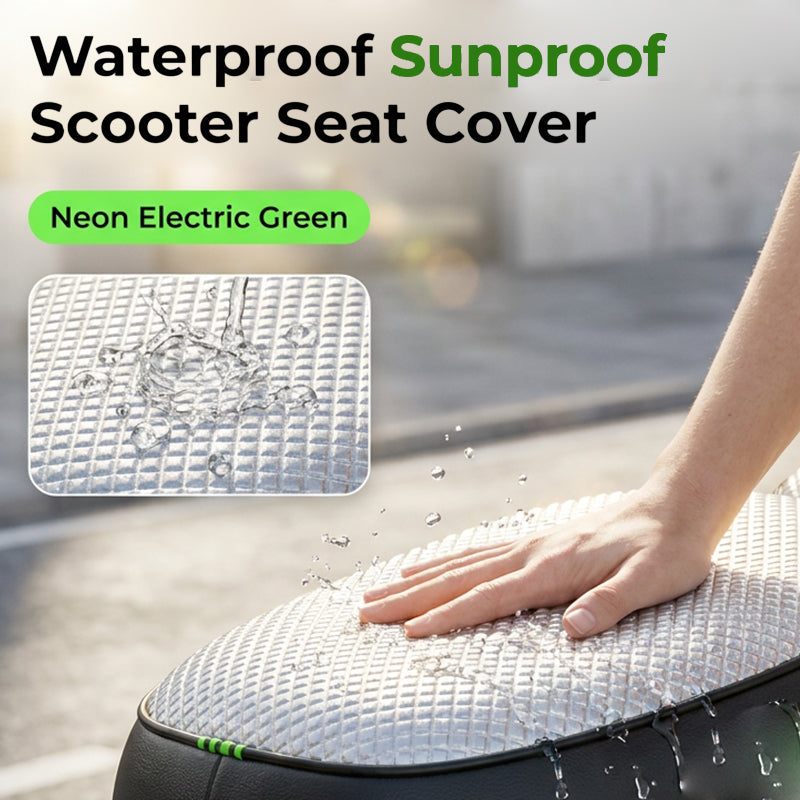 Housse de selle imperméable pour trottinette électrique – Protection solaire, isolation thermique, coussin en cuir