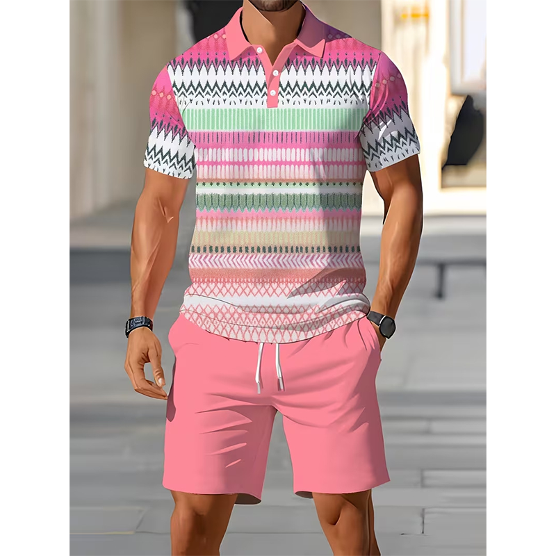 👕 53% DE RÉDUCTION ! ☀️ Ensemble 2 pièces pour homme (chemise et short) – Confortable, respirant et polyvalent – Idéal pour l'été, les loisirs ou les voyages – Style décontracté et frais 🩳✨