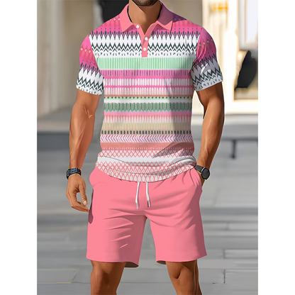 👕 53% DE RÉDUCTION ! ☀️ Ensemble 2 pièces pour homme (chemise et short) – Confortable, respirant et polyvalent – Idéal pour l'été, les loisirs ou les voyages – Style décontracté et frais 🩳✨