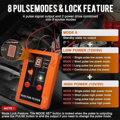 🔧 PROMO -50% ! ⏰ Testeur & Nettoyeur d'Injecteurs Professionnel 4 Modes – Impulsion Unique/Courte/Longue/Continue, 12V, LED, Diagnostic Précis · Garage & Bord de Route 🚗
