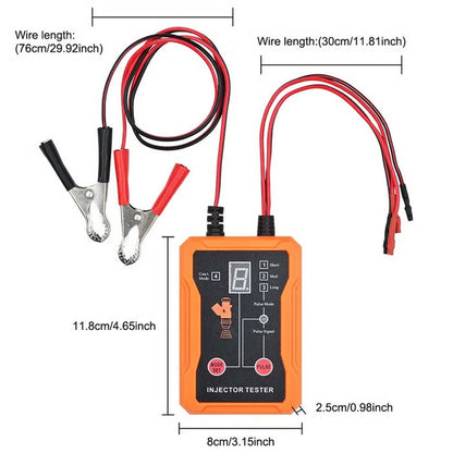 🔧 PROMO -50% ! ⏰ Testeur & Nettoyeur d'Injecteurs Professionnel 4 Modes – Impulsion Unique/Courte/Longue/Continue, 12V, LED, Diagnostic Précis · Garage & Bord de Route 🚗