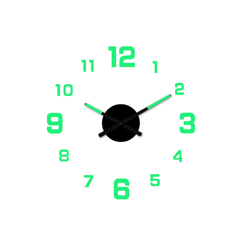 ⏰✨ Kit d'horloge murale 3D lumineuse en acrylique à monter soi-même, facile à poser pour une décoration unique 🏠🖼️