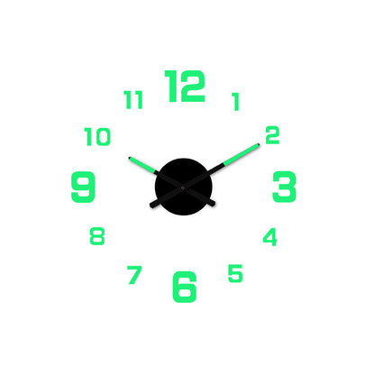 ⏰✨ Kit d'horloge murale 3D lumineuse en acrylique à monter soi-même, facile à poser pour une décoration unique 🏠🖼️