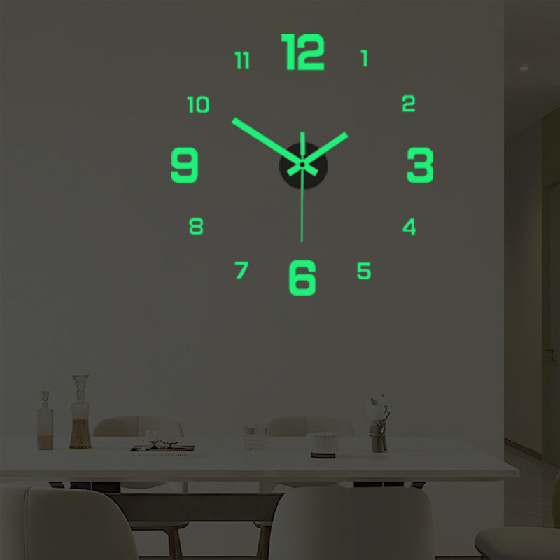 ⏰✨ Kit d'horloge murale 3D lumineuse en acrylique à monter soi-même, facile à poser pour une décoration unique 🏠🖼️