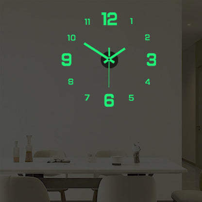 ⏰✨ Kit d'horloge murale 3D lumineuse en acrylique à monter soi-même, facile à poser pour une décoration unique 🏠🖼️