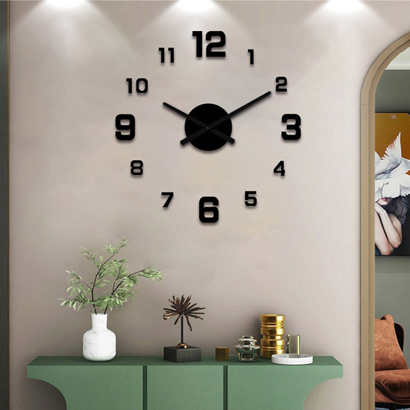 ⏰✨ Kit d'horloge murale 3D lumineuse en acrylique à monter soi-même, facile à poser pour une décoration unique 🏠🖼️