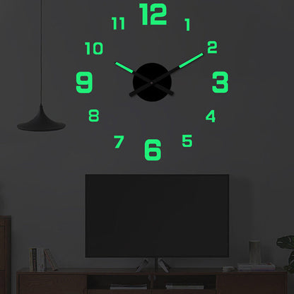 ⏰✨ Kit d'horloge murale 3D lumineuse en acrylique à monter soi-même, facile à poser pour une décoration unique 🏠🖼️