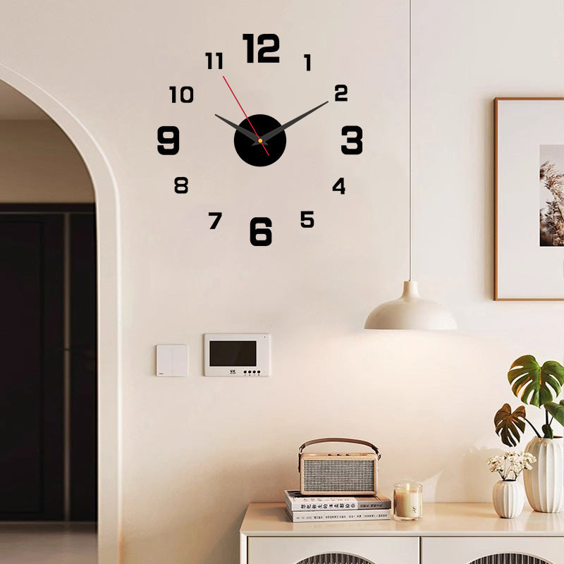 ⏰✨ Kit d'horloge murale 3D lumineuse en acrylique à monter soi-même, facile à poser pour une décoration unique 🏠🖼️