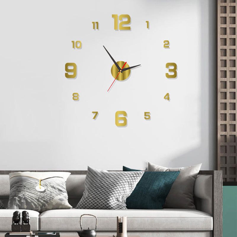 ⏰✨ Kit d'horloge murale 3D lumineuse en acrylique à monter soi-même, facile à poser pour une décoration unique 🏠🖼️