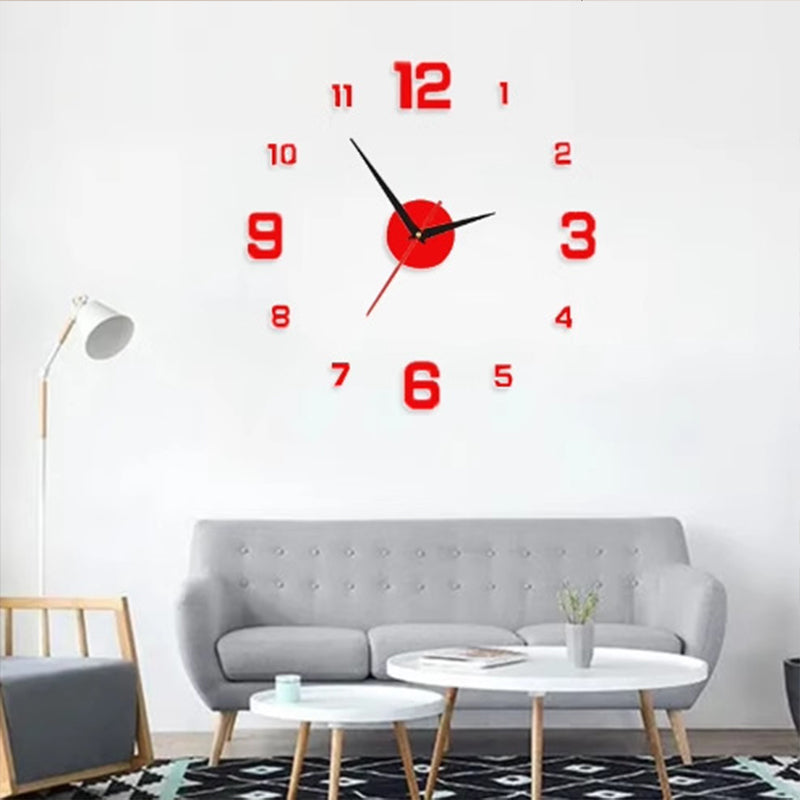 ⏰✨ Kit d'horloge murale 3D lumineuse en acrylique à monter soi-même, facile à poser pour une décoration unique 🏠🖼️