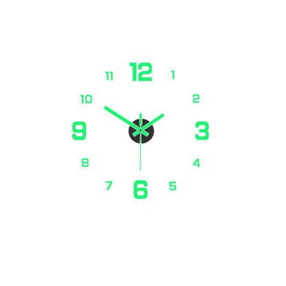 ⏰✨ Kit d'horloge murale 3D lumineuse en acrylique à monter soi-même, facile à poser pour une décoration unique 🏠🖼️