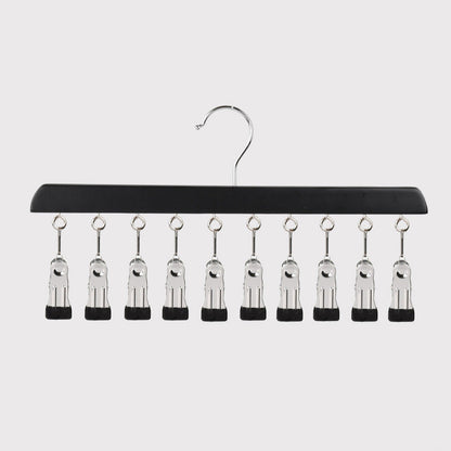 📢📢 50 % DE RÉDUCTION !! ⏰ Cintre multi-pinces en bois pour l'organisation de votre placard