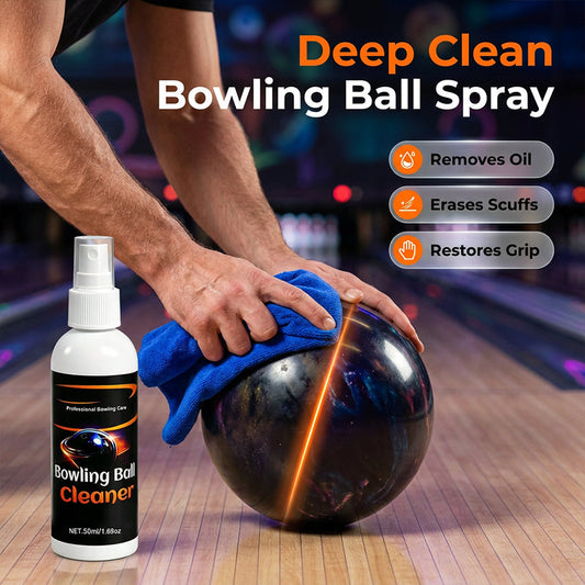 🥳 2026 EN VEDETTE 🥳 💞 50 000+ VENDUS ! 🎳💪 50 % DE RÉDUCTION ! Nettoyant pro pour boules de bowling – Élimine instantanément l'huile de piste. Inclut une serviette premium. Maintient votre boule comme neuve ! ✨