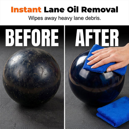🥳 2026 EN VEDETTE 🥳 💞 50 000+ VENDUS ! 🎳💪 50 % DE RÉDUCTION ! Nettoyant pro pour boules de bowling – Élimine instantanément l'huile de piste. Inclut une serviette premium. Maintient votre boule comme neuve ! ✨