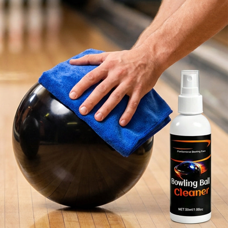 🥳 2026 EN VEDETTE 🥳 💞 50 000+ VENDUS ! 🎳💪 50 % DE RÉDUCTION ! Nettoyant pro pour boules de bowling – Élimine instantanément l'huile de piste. Inclut une serviette premium. Maintient votre boule comme neuve ! ✨