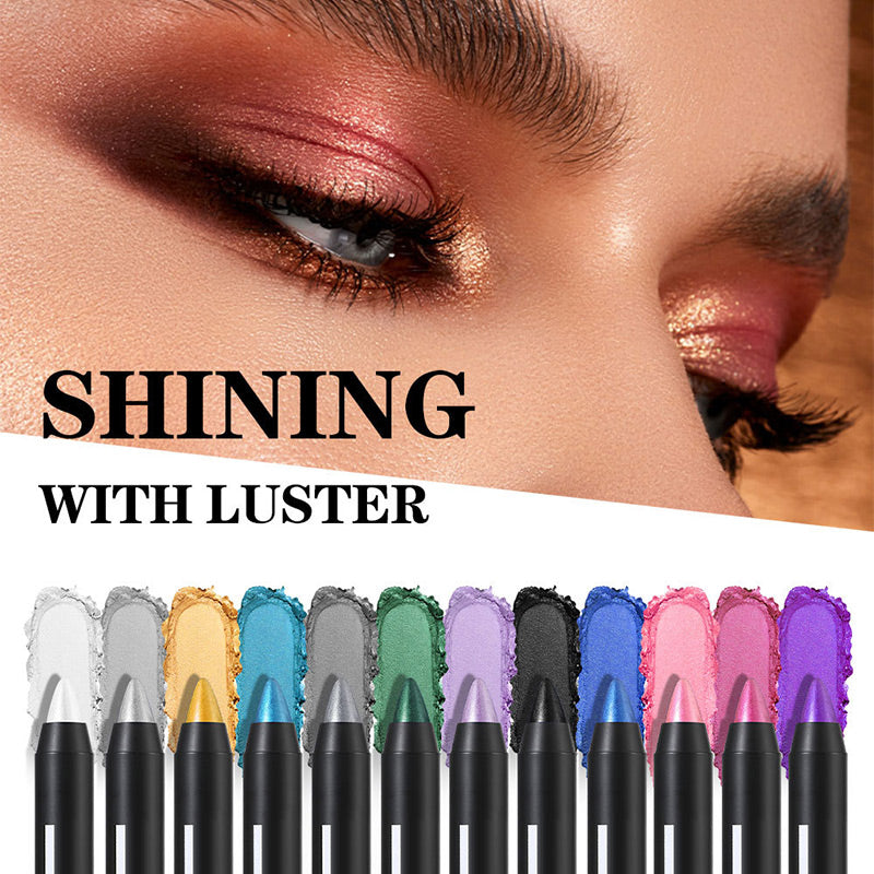 Crayon ombre à paupières multi‑couleurs – Paillettes & scintillement