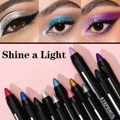 Crayon ombre à paupières multi‑couleurs – Paillettes & scintillement