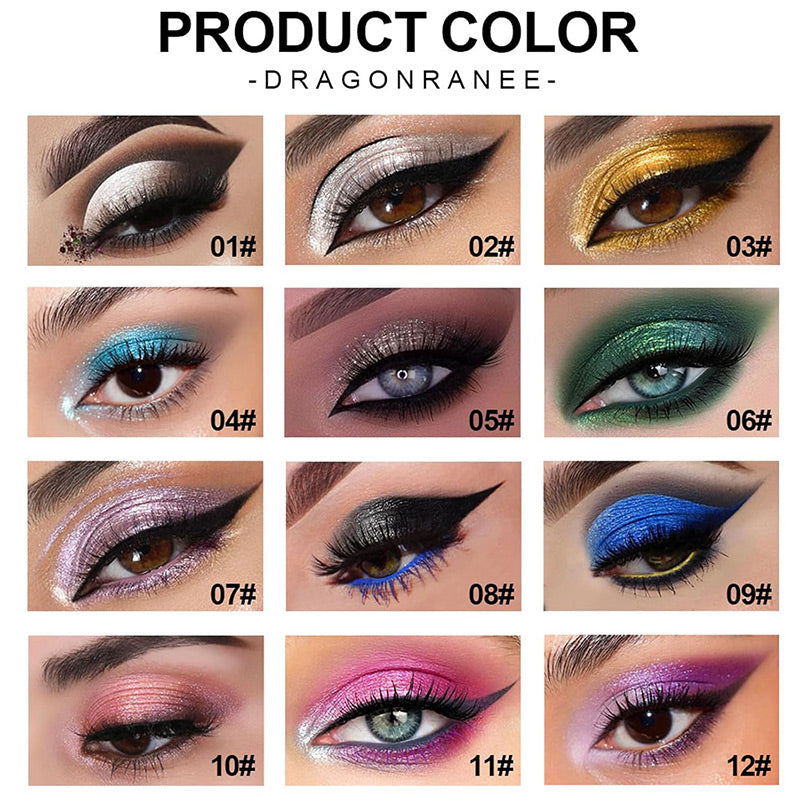 Crayon ombre à paupières multi‑couleurs – Paillettes & scintillement