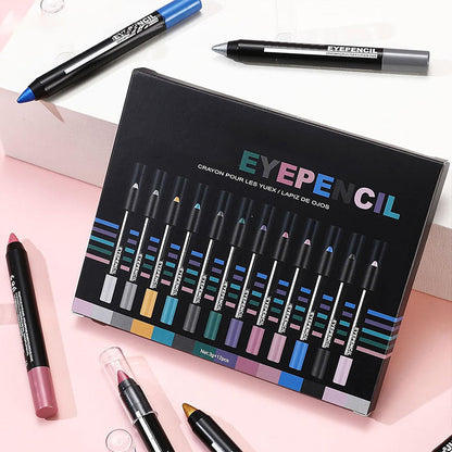 Crayon ombre à paupières multi‑couleurs – Paillettes & scintillement