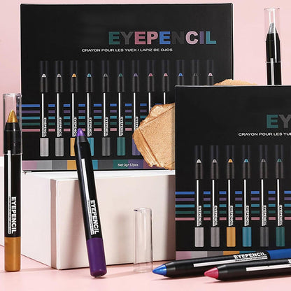 Crayon ombre à paupières multi‑couleurs – Paillettes & scintillement
