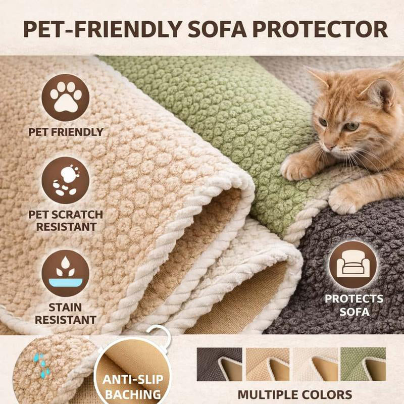 🛋️ 50 % DE RÉDUCTION ! 🧼 Housse de canapé épaisse, antidérapante et lavable – résistante, facile d'entretien et idéale pour les foyers avec animaux et enfants 🐾