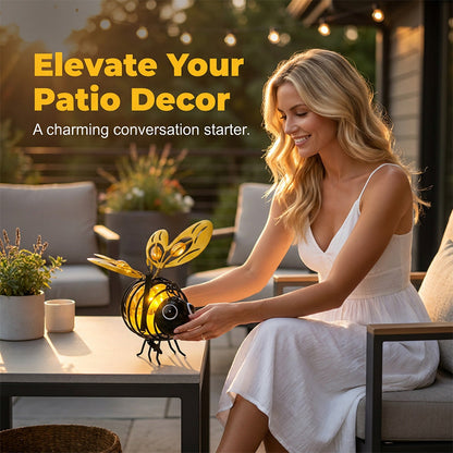🐝🌸🌙 OFFRE LIMITÉE 50% DE RÉDUCTION! Lumière Abeille Solaire Suspendue – Jolie Abeille Lumineuse, Allumage Automatique au Crépuscule, Résiste aux Intempéries – Ajoute une Touche Magique à Votre Jardin, Terrasse ou Balcon 🏡✨