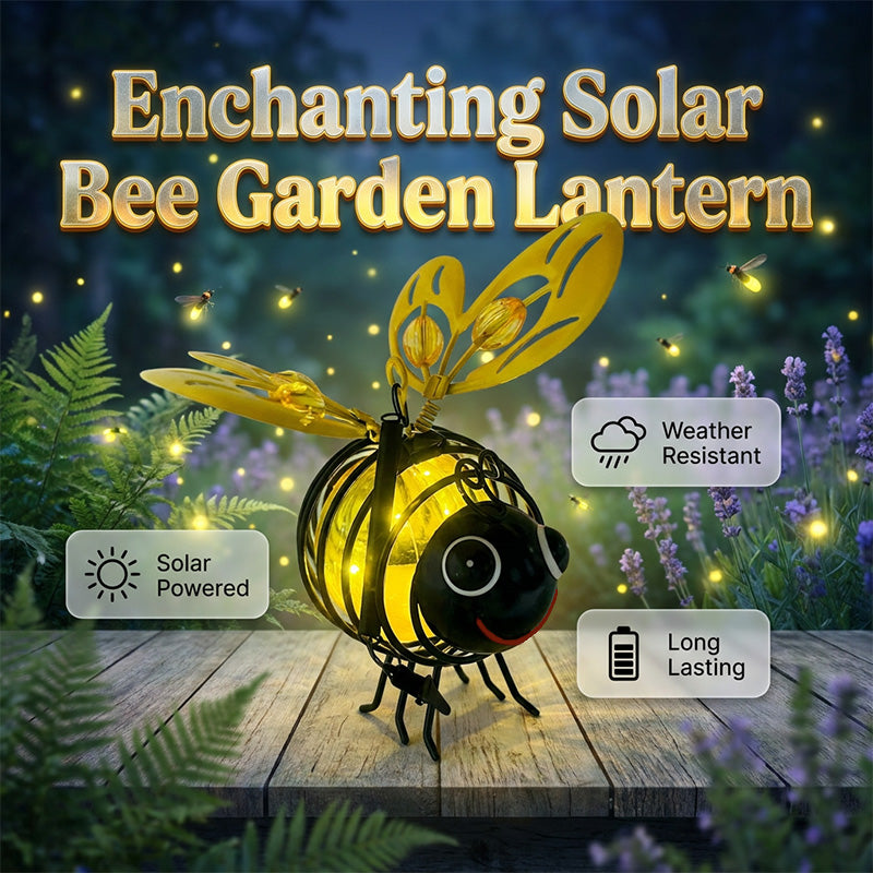 🐝🌸🌙 OFFRE LIMITÉE 50% DE RÉDUCTION! Lumière Abeille Solaire Suspendue – Jolie Abeille Lumineuse, Allumage Automatique au Crépuscule, Résiste aux Intempéries – Ajoute une Touche Magique à Votre Jardin, Terrasse ou Balcon 🏡✨