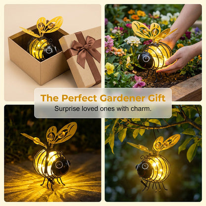 🐝🌸🌙 OFFRE LIMITÉE 50% DE RÉDUCTION! Lumière Abeille Solaire Suspendue – Jolie Abeille Lumineuse, Allumage Automatique au Crépuscule, Résiste aux Intempéries – Ajoute une Touche Magique à Votre Jardin, Terrasse ou Balcon 🏡✨