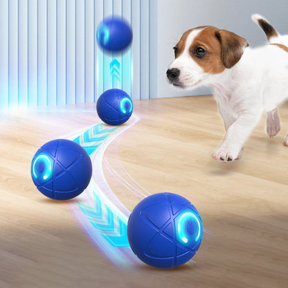🐾 BALLE INTELLIGENTE POUR ANIMAUX DE COMPAGNIE À RÉBOND AUTOMATIQUE AVEC TÉLÉCOMMANDE — 3 modes interactifs | E-TPU résistant aux morsures | Rechargeable via USB-C 🎾