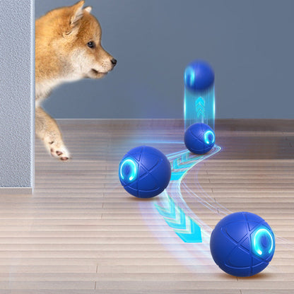 🐾 BALLE INTELLIGENTE POUR ANIMAUX DE COMPAGNIE À RÉBOND AUTOMATIQUE AVEC TÉLÉCOMMANDE — 3 modes interactifs | E-TPU résistant aux morsures | Rechargeable via USB-C 🎾