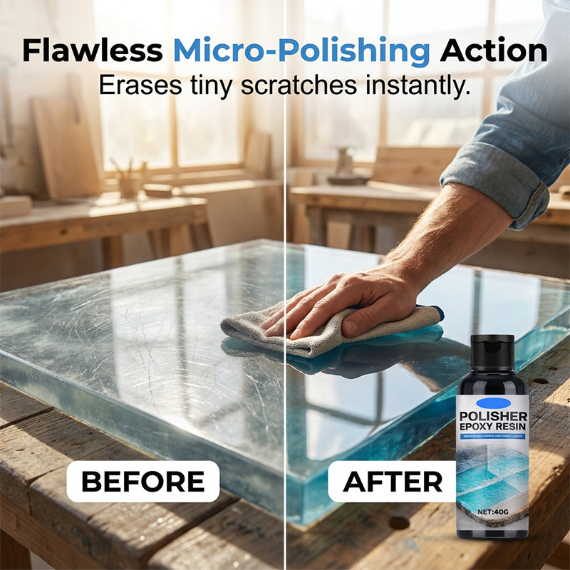 ✨ PROMO LIMITÉE 50% DE RÉDUCTION ! 💎 Polissage Résine Époxy – Brillance Maximale, Anti-Rayure, Rénovation 🎨