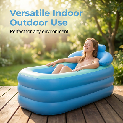 Baignoire gonflable isolée à trois couches