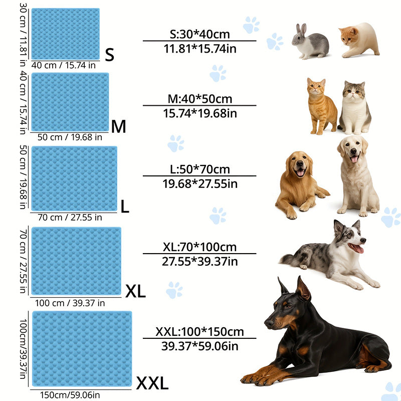 Tapis rafraîchissant pour chiens et chats