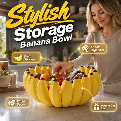 🍌 50 % de réduction pour une durée limitée 🍇 Bol à fruits créatif en forme de banane 🍓