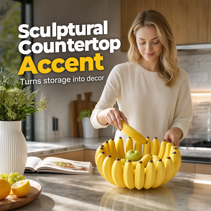 🍌 50 % de réduction pour une durée limitée 🍇 Bol à fruits créatif en forme de banane 🍓