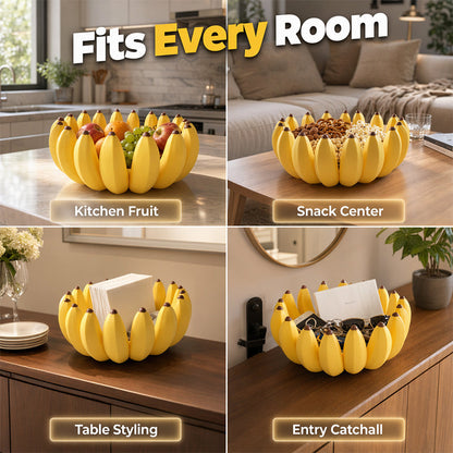 🍌 50 % de réduction pour une durée limitée 🍇 Bol à fruits créatif en forme de banane 🍓