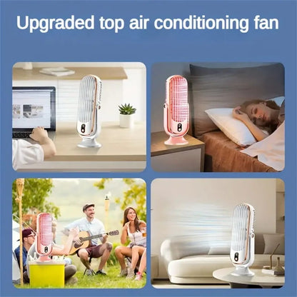 🥳SOLDES EXCEPTIONNELLES 2026🥳💞PLUS DE 50 000 EXEMPLAIRES VENDUS !👵  Ventilateur de table portable avec fonction climatisation et 5 vitesses de ventilation