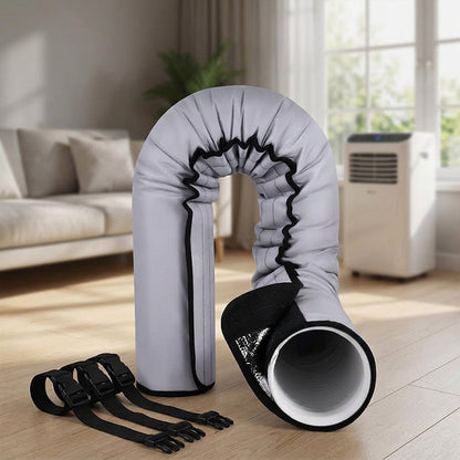 🥳 Promo 2026 ! 💞 50 000+ vendus ! 👵❤️ Housse isolante pour tuyaux de clim – zip, réutilisable, esthétique & isolante pour intérieur ❄️🏠
