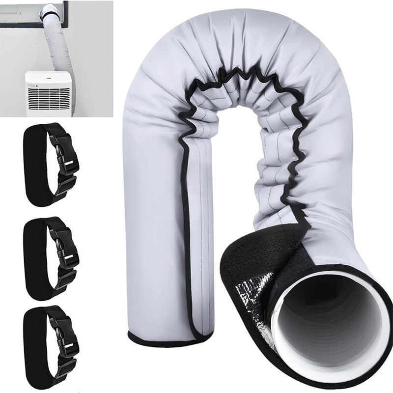 🥳 Promo 2026 ! 💞 50 000+ vendus ! 👵❤️ Housse isolante pour tuyaux de clim – zip, réutilisable, esthétique & isolante pour intérieur ❄️🏠