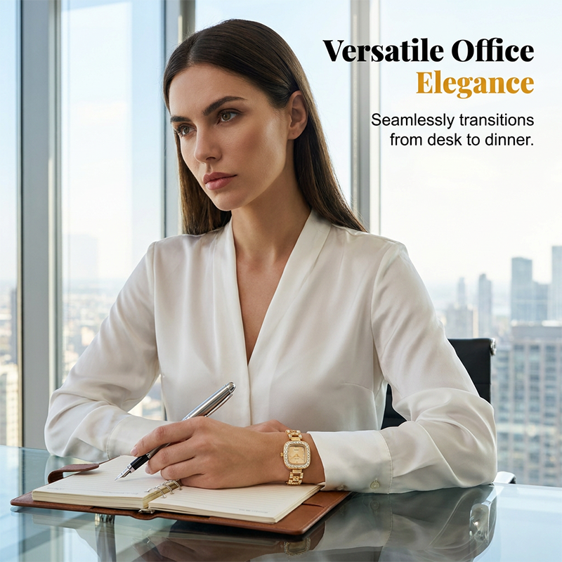 ⏳Spécial à durée limitée⏰Montre bracelet carrée à quartz avec cordon coulissant pour femme ⌚🌸