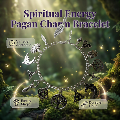 📢📢 50 % DE RÉDUCTION !! ⏰ Bracelet à breloques vintage païen pour femme