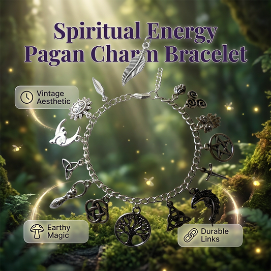 📢📢 50 % DE RÉDUCTION !! ⏰ Bracelet à breloques vintage païen pour femme