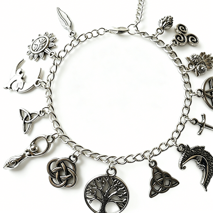 📢📢 50 % DE RÉDUCTION !! ⏰ Bracelet à breloques vintage païen pour femme